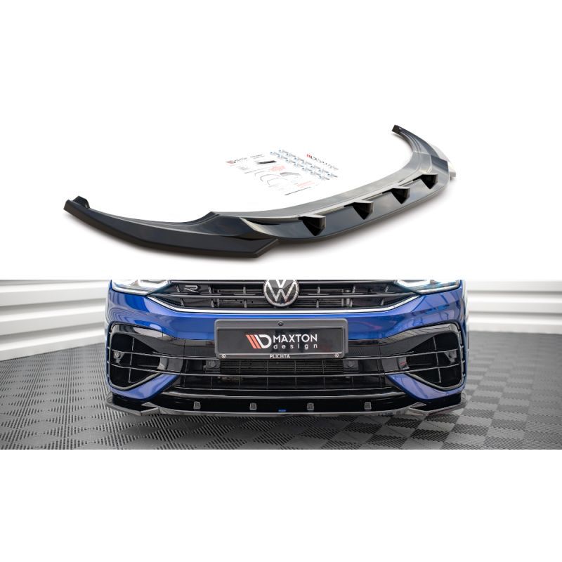 Maxton Front Splitter V.3 Volkswagen Tiguan R / R-Line Mk2 Facelift Gloss Black, Nouveaux produits maxton-design