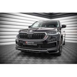 Maxton Front Splitter V.1 Skoda Kodiaq Mk1 Facelift Gloss Black, Nouveaux produits maxton-design