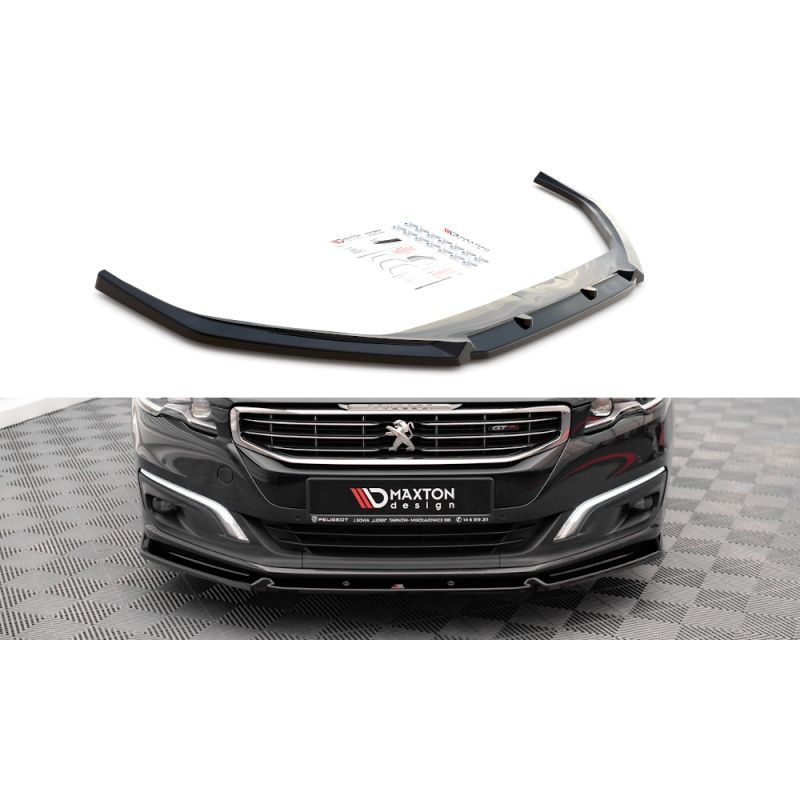 Maxton Front Splitter V.1 Peugeot 508 GT Mk1 Facelift Gloss Black, Nouveaux produits maxton-design