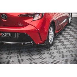 Maxton Central Rear Splitter + Flaps Toyota Corolla GR Sport Hatchback XII Gloss Black, Nouveaux produits maxton-design