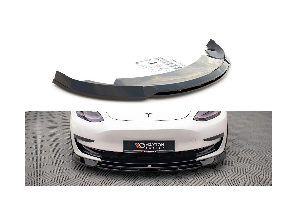 Maxton Front Splitter V.3 Alfa Romeo Giulietta Gloss Black