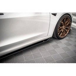 Maxton Side Skirts Diffusers V.2 Tesla Model 3 Gloss Black, Nouveaux produits maxton-design