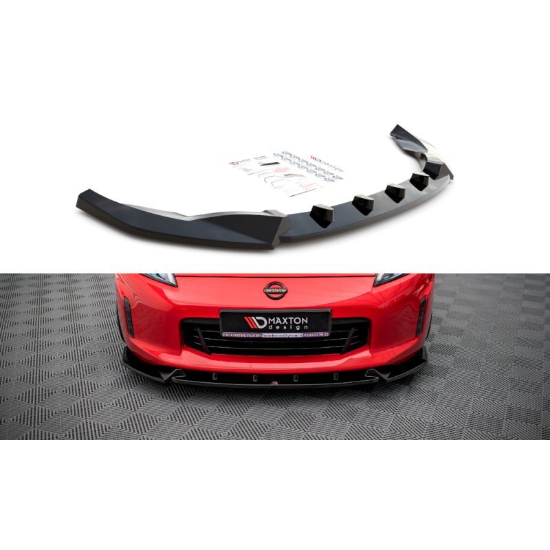 Maxton Front Splitter V.3 Nissan 370Z Facelift Gloss Black, Nouveaux produits maxton-design