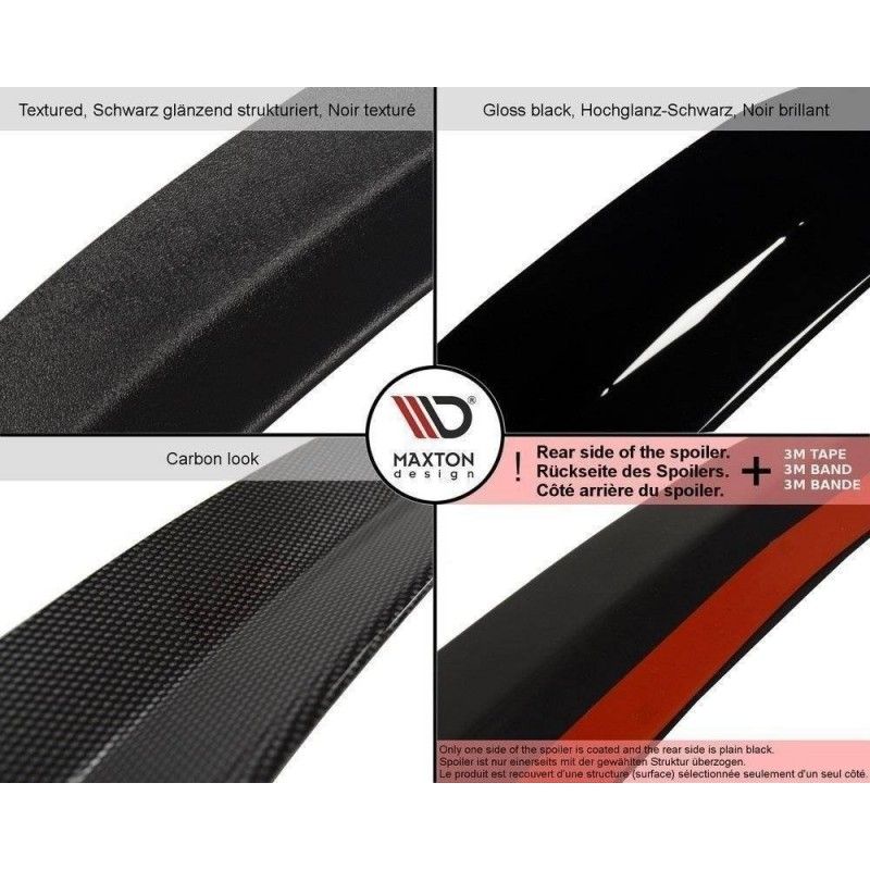 Maxton Spoiler Cap V.1 Volvo V70 Mk3 Gloss Black, Nouveaux produits maxton-design