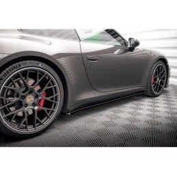 Maxton Side Skirts Diffusers Porsche 911 Carrera 4S 992 Gloss Black, Nouveaux produits maxton-design