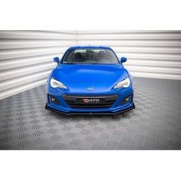 Maxton Street Pro Front Splitter V.1 + Flaps Subaru BRZ Mk1 Facelift Black + Gloss Flaps, Nouveaux produits maxton-design