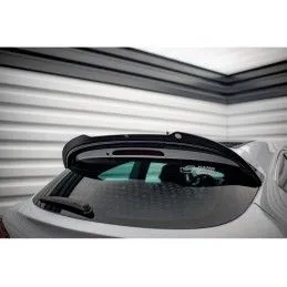 For Peugeot 208 GTI Mk1 Spoiler Extension Cap Wing Maxton Design Gloss  Black ABS