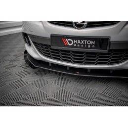 Maxton Street Pro Front Splitter V.1 + Flaps Opel Astra GTC OPC-Line J Black + Gloss Flaps, Nouveaux produits maxton-design