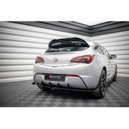 Maxton Street Pro Rear Valance + Flaps Opel Astra GTC OPC-Line J Red + Gloss Flaps, Nouveaux produits maxton-design