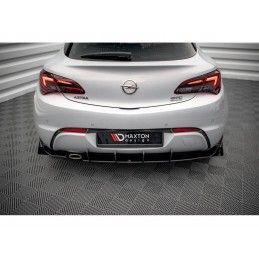 Maxton Street Pro Rear Valance + Flaps Opel Astra GTC OPC-Line J Red + Gloss Flaps, Nouveaux produits maxton-design