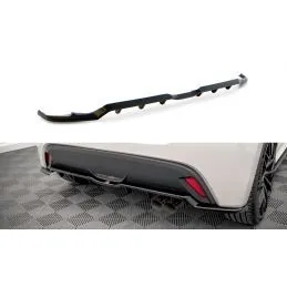 Maxton Central Rear Splitter (with vertical bars) V.2 Toyota Yaris Mk4 Gloss Black, Nouveaux produits maxton-design