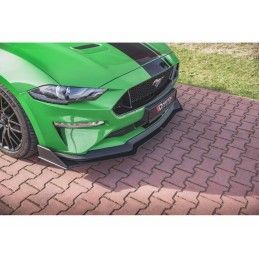 Maxton Street Pro Front Splitter V.2 Ford Mustang GT MK6 Facelift Black-Red, Nouveaux produits maxton-design