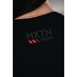 Maxton Womens Black T-shirt with red logo M, Nouveaux produits maxton-design