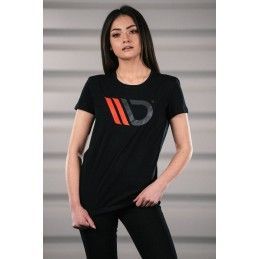 Maxton Womens Black T-shirt with red logo L, Nouveaux produits maxton-design