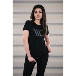 Maxton Womens Black T-shirt with grey logo M, Nouveaux produits maxton-design