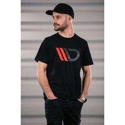 Maxton Black T-shirt with red logo M, Nouveaux produits maxton-design