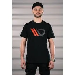 Maxton Black T-shirt with red logo L, Nouveaux produits maxton-design