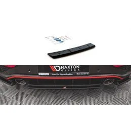 Maxton Central Rear Splitter for Hyundai I30 N Hatchback Mk3 Facelift Gloss Black, Nouveaux produits maxton-design