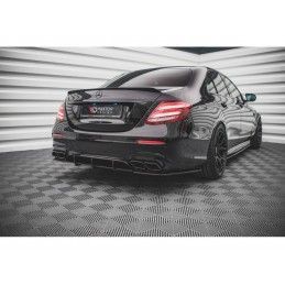 Maxton Street Pro Rear Diffuser Mercedes-Benz E63 AMG Estate/Sedan S213/W213 Black-Red, Nouveaux produits maxton-design