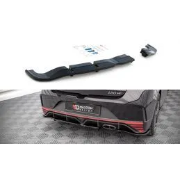 Maxton Central Rear Splitter (with vertical bars) Hyundai I20 N Mk3 Gloss Black, Nouveaux produits maxton-design