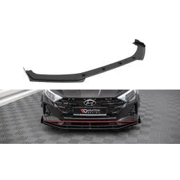 Maxton Street Pro Front Splitter V.1 + Flaps Hyundai I20 N Mk3 Black-Red + Gloss Flaps, Nouveaux produits maxton-design