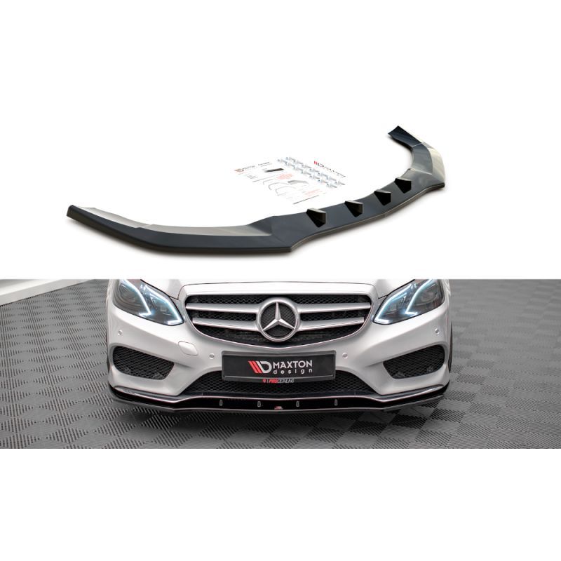 Maxton Front Splitter V.1 Mercedes-Benz E AMG-Line Sedan W212 Facelift Gloss Black, Nouveaux produits maxton-design