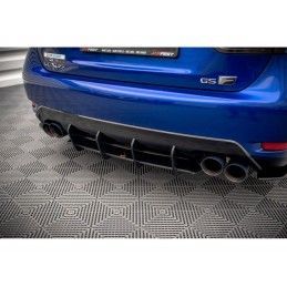 Maxton Street Pro Rear Diffuser Lexus GS F Mk4 Facelift Black-Red, Nouveaux produits maxton-design