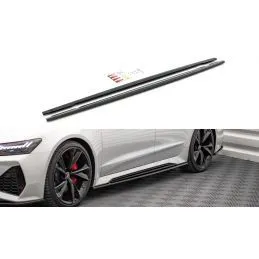 Maxton Side Skirts Diffusers V.2 Audi RS6 C8 / RS7 C8 Gloss Black, Nouveaux produits maxton-design