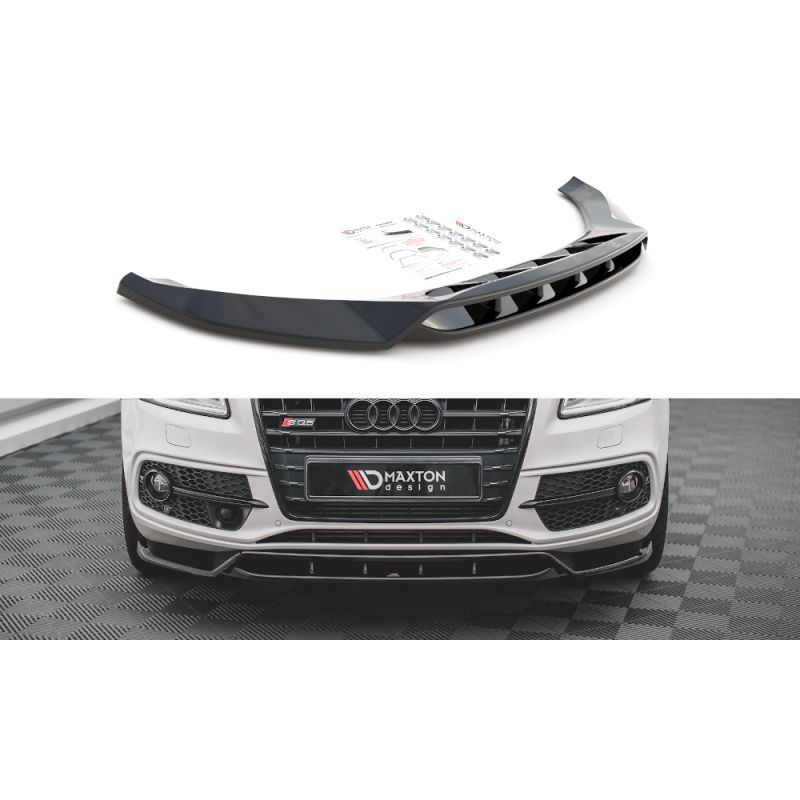 Maxton Front Splitter Audi SQ5 Mk1 (8R) Gloss Black, Nouveaux produits maxton-design