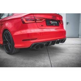 Maxton Rear Valance Audi S3 Sedan 8V Gloss Black, Nouveaux produits maxton-design