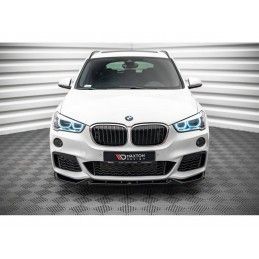 Maxton Front Splitter V.2 BMW X1 M-Pack F48 Gloss Black, Nouveaux produits maxton-design