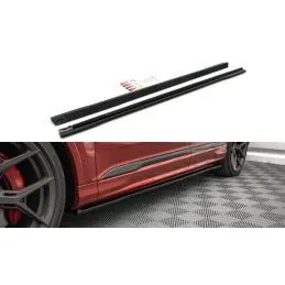 Maxton Side Skirts Diffusers Audi SQ7 Mk2 (4M) Facelift Gloss Black, Nouveaux produits maxton-design