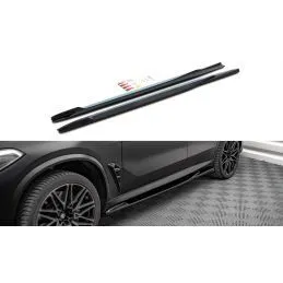 Maxton Side Skirts Diffusers BMW X5M F95 Gloss Black, Nouveaux produits maxton-design