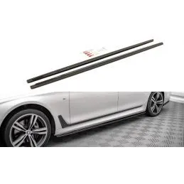 Maxton Side Skirts Diffusers for BMW 7 Long M-Pack G12 Gloss Black, Nouveaux produits maxton-design