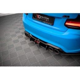 Maxton Street Pro Rear Diffuser BMW M2 F87 Black, Nouveaux produits maxton-design