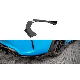 Maxton Street Pro Rear Side Splitters + Flaps BMW M2 F87 Black + Gloss Flaps, Nouveaux produits maxton-design