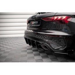 Maxton Street Pro Rear Diffuser Audi RS3 Sportback 8Y Black, Nouveaux produits maxton-design