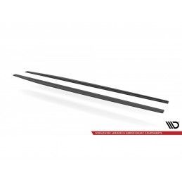 Maxton Street Pro Side Skirts Diffusers Audi RS3 Sportback 8Y Black-Red, Nouveaux produits maxton-design