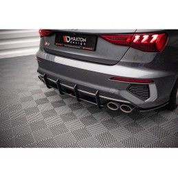 Maxton Street Pro Rear Diffuser Audi S3 Sedan 8Y Black, Nouveaux produits maxton-design