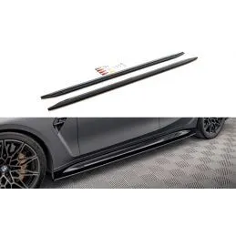 Maxton Side Skirts Diffusers V.1 BMW M3 G80 Gloss Black, Nouveaux produits maxton-design