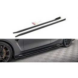 Maxton Side Skirts Diffusers V.2 BMW M3 G80 Gloss Black, Nouveaux produits maxton-design