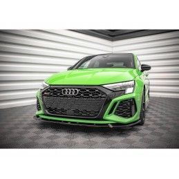 Maxton Front Splitter V.1 Audi RS3 8Y Gloss Black, Nouveaux produits maxton-design