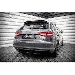 Maxton Street Pro Rear Diffuser Audi A3 Sportback 8V Black, Nouveaux produits maxton-design