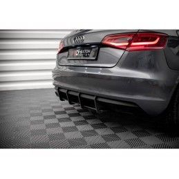 Maxton Street Pro Rear Diffuser Audi A3 Sportback 8V Black, Nouveaux produits maxton-design