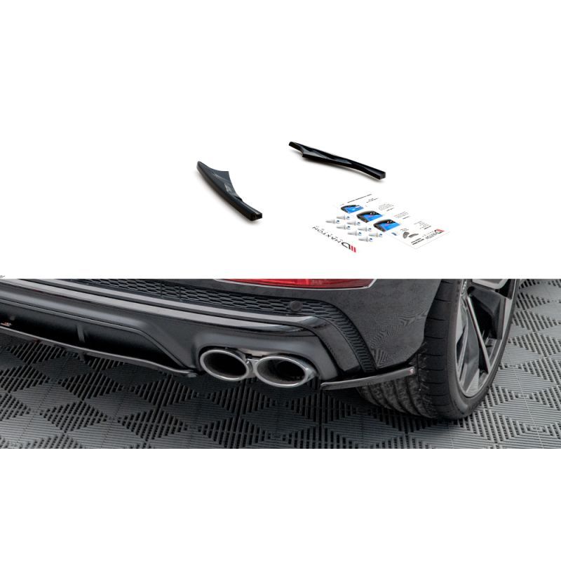 Maxton Rear Side Splitters Audi SQ8 Mk1 Gloss Black, Nouveaux produits maxton-design