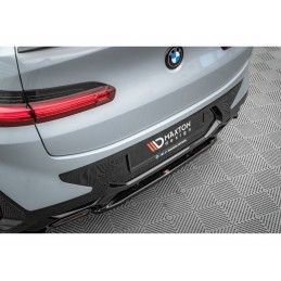 Maxton Central Rear Splitter for BMW X4 M-Pack G02 Facelift Gloss Black, Nouveaux produits maxton-design