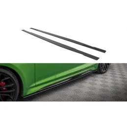 Maxton Street Pro Side Skirts Diffusers Audi RS5 Coupe F5 Facelift Black, Nouveaux produits maxton-design