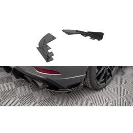 Maxton Street Pro Rear Side Splitters + Flaps Audi S3 Sportback 8V Facelift Black + Gloss Flaps, Nouveaux produits maxton-design