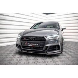 Maxton Front Splitter V.3 Audi S3 Sportback 8V Facelift Gloss Black, Nouveaux produits maxton-design