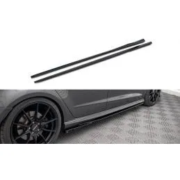 Maxton Side Skirts Diffusers Audi S3 Sportback 8V Facelift Gloss Black, Nouveaux produits maxton-design